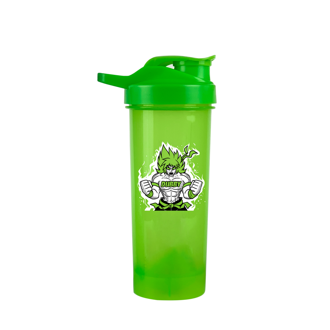 Green Anime Power Up Shaker 24oz