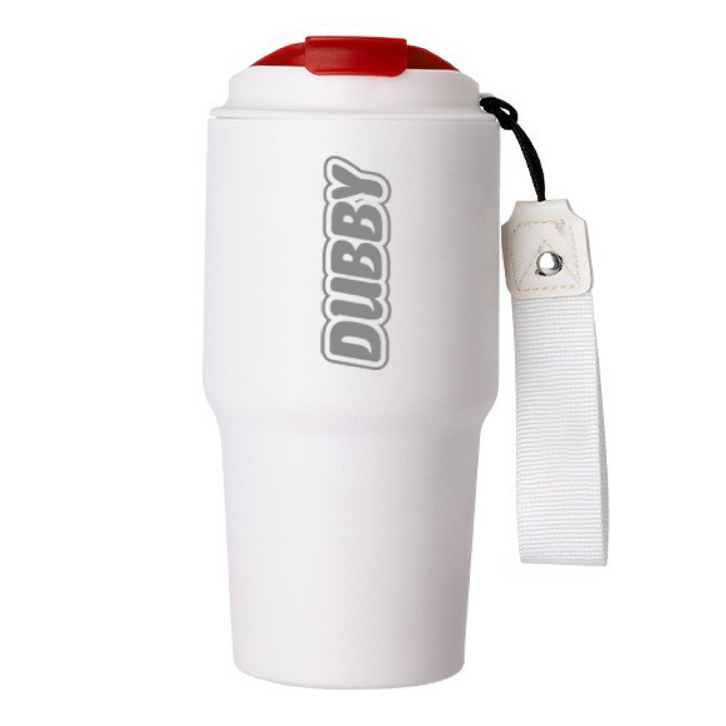 Dubby White Steel Cup 20oz